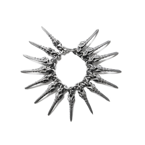 JULIUS 077ACU15 Silver / Dualflow Anima Bracelet Ver.1